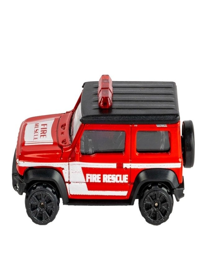 KIDSTHRILL Mini Thar Fire Rescue Diecast Model Toy Vehicle Jeep Car for Kids for 2 Years+ - Image 4